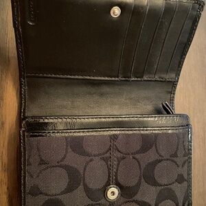 Black COACH wallet